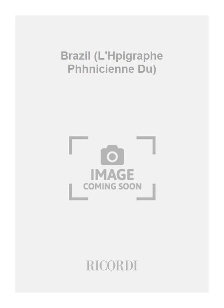 Brazil (L'Hpigraphe Phhnicienne Du)